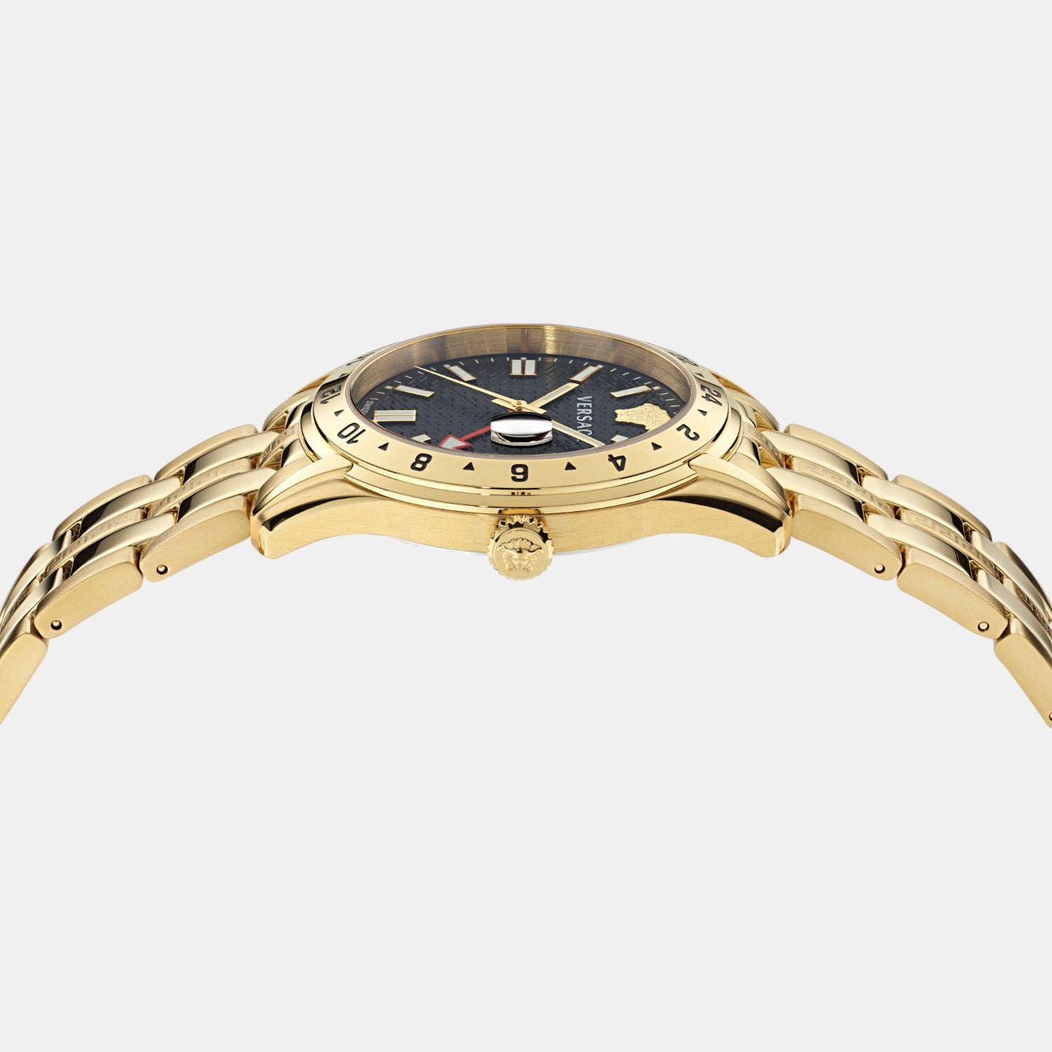 Versace Greca Time Men Quartz Black Dial Analog Stainless Steel Watch VE7C00723 - view 2