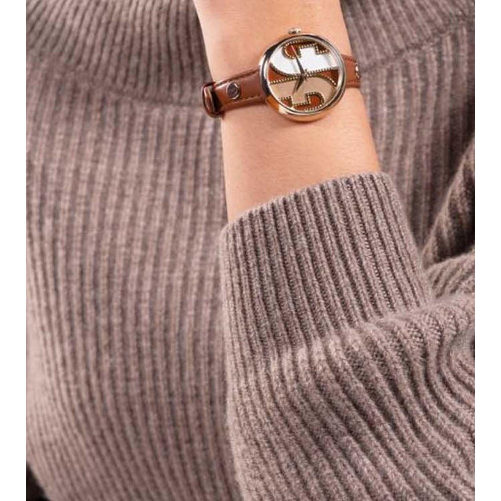Furla Heritage Women Quartz Gold Dial Analog Leather Watch WW00005014L2 - view 5