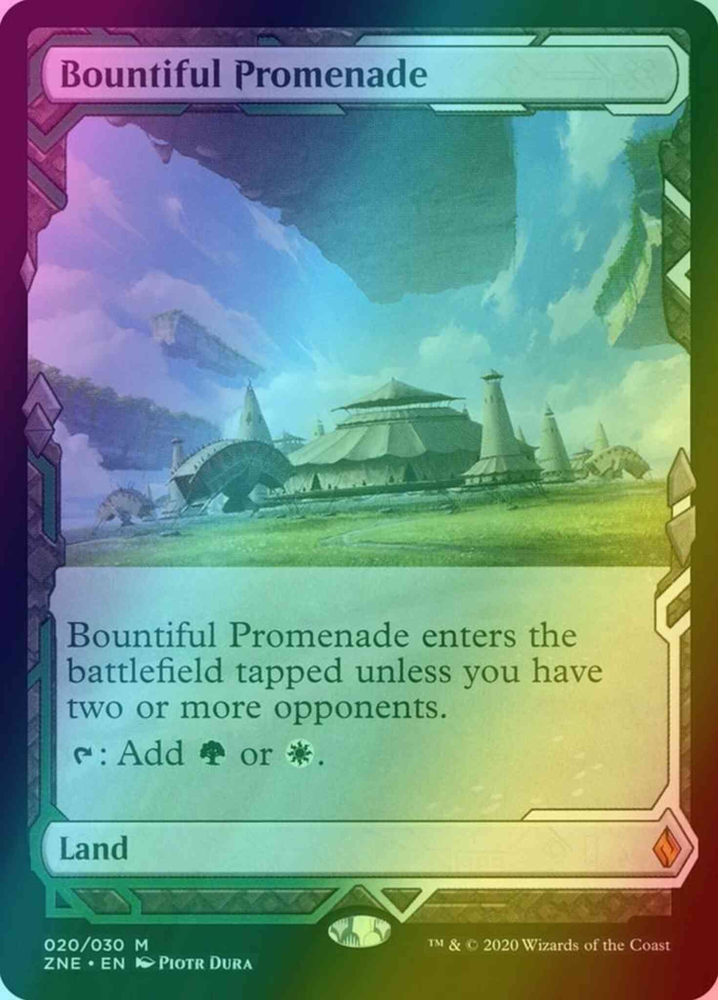 Bountiful promenade 20 – Magic Bountiful Promenade [20] [Masterpiece Series] [Zendikar Rising Expeditions] [Foil]