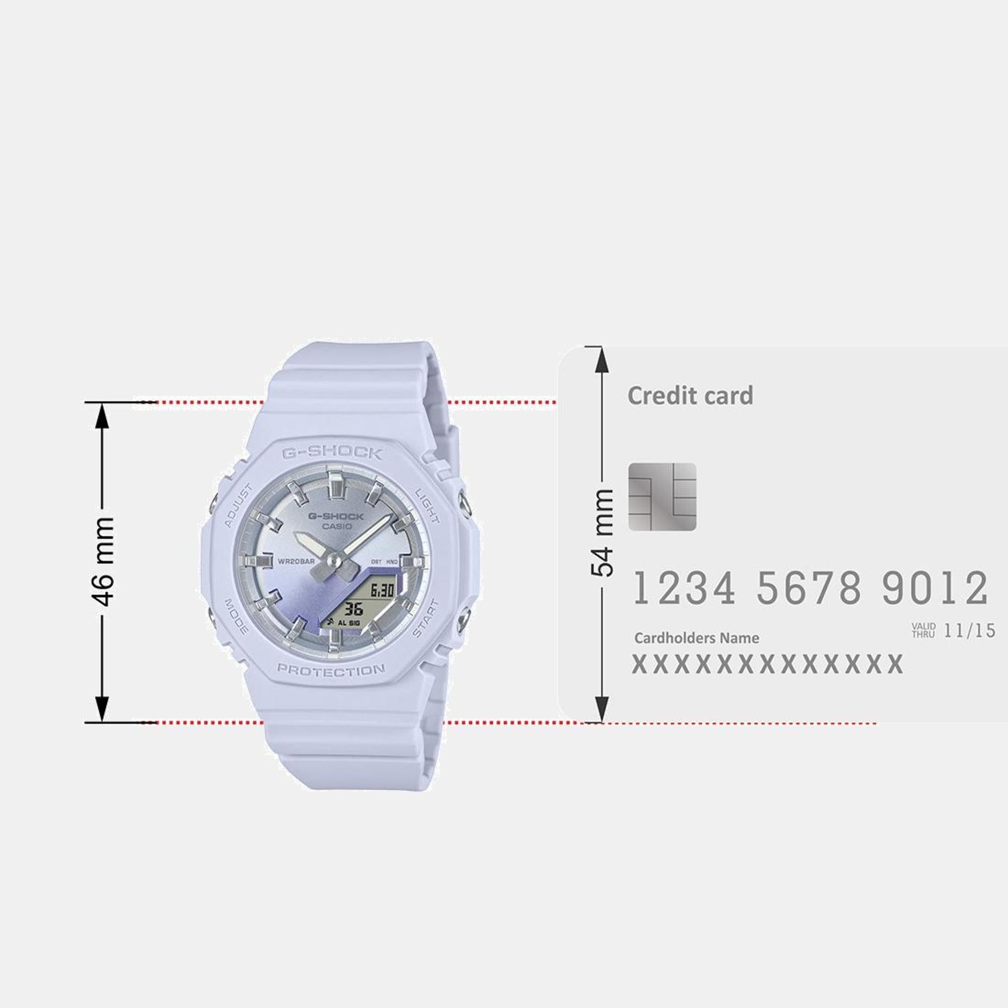 Casio G-Shock Women Quartz Blue Dial Analog-Digital Resin Watch G1558 - view 9