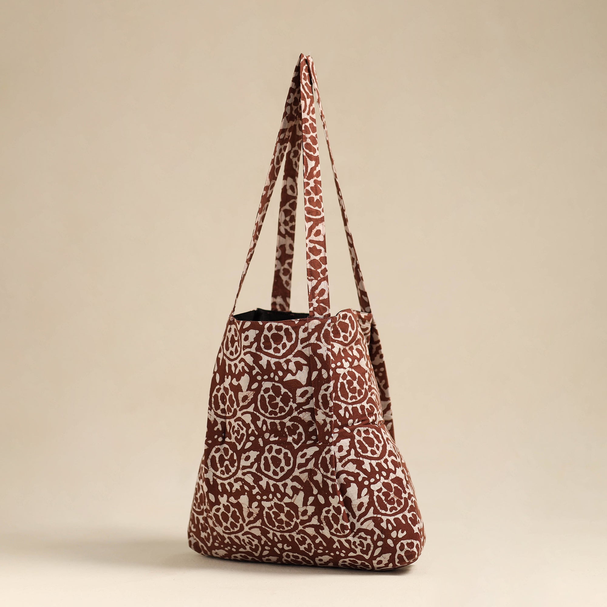 NOORI BAZAR Brown - Handcrafted Cotton Jhola Bag 18 - view 2