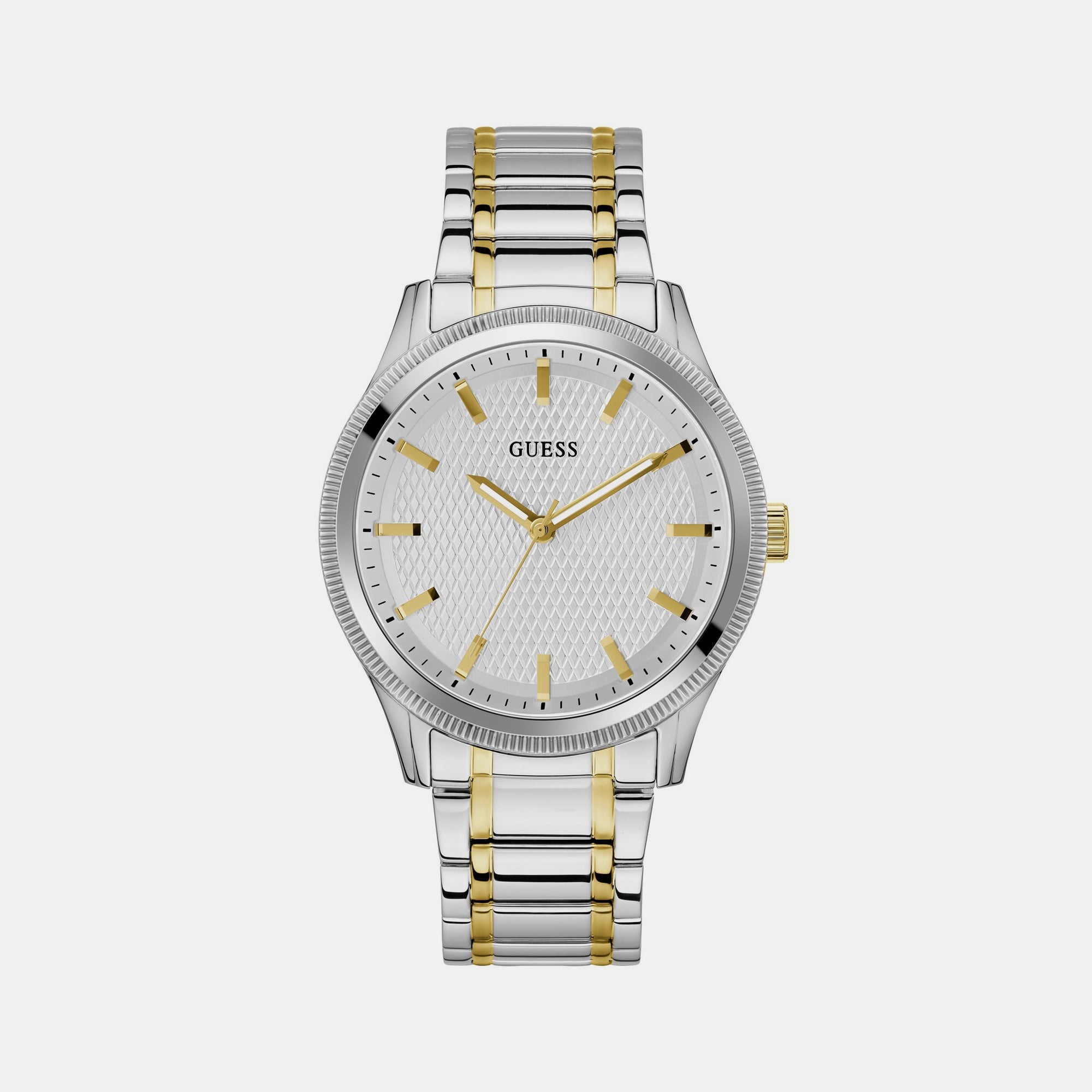 Guess Dex Men Quartz Silver Dial Analog Stainless Steel Watch GW0626G4