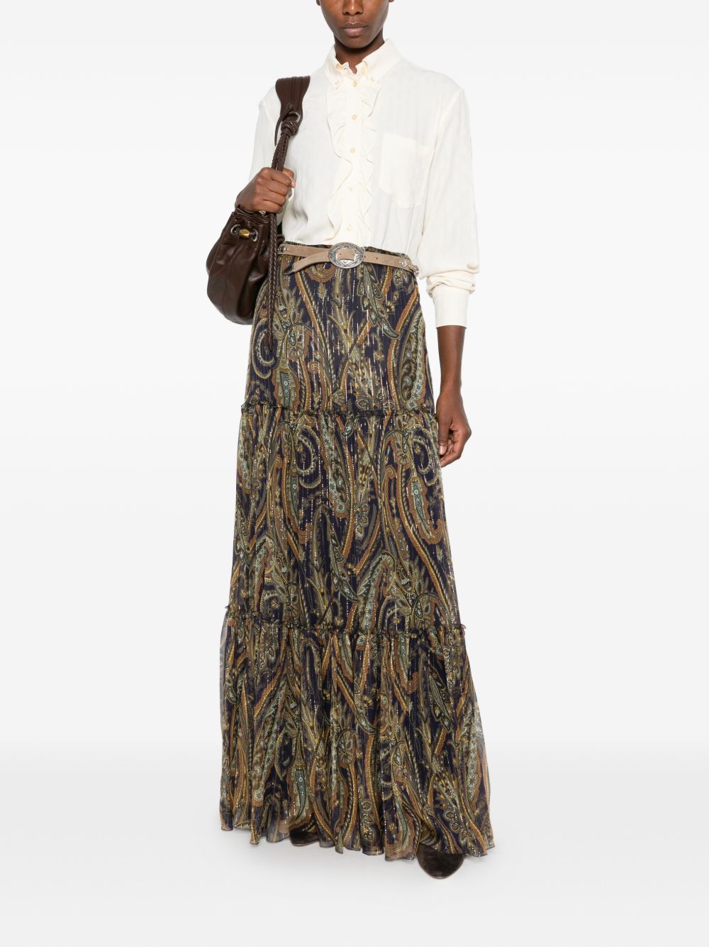 Etro Skirts BROWN - view 2