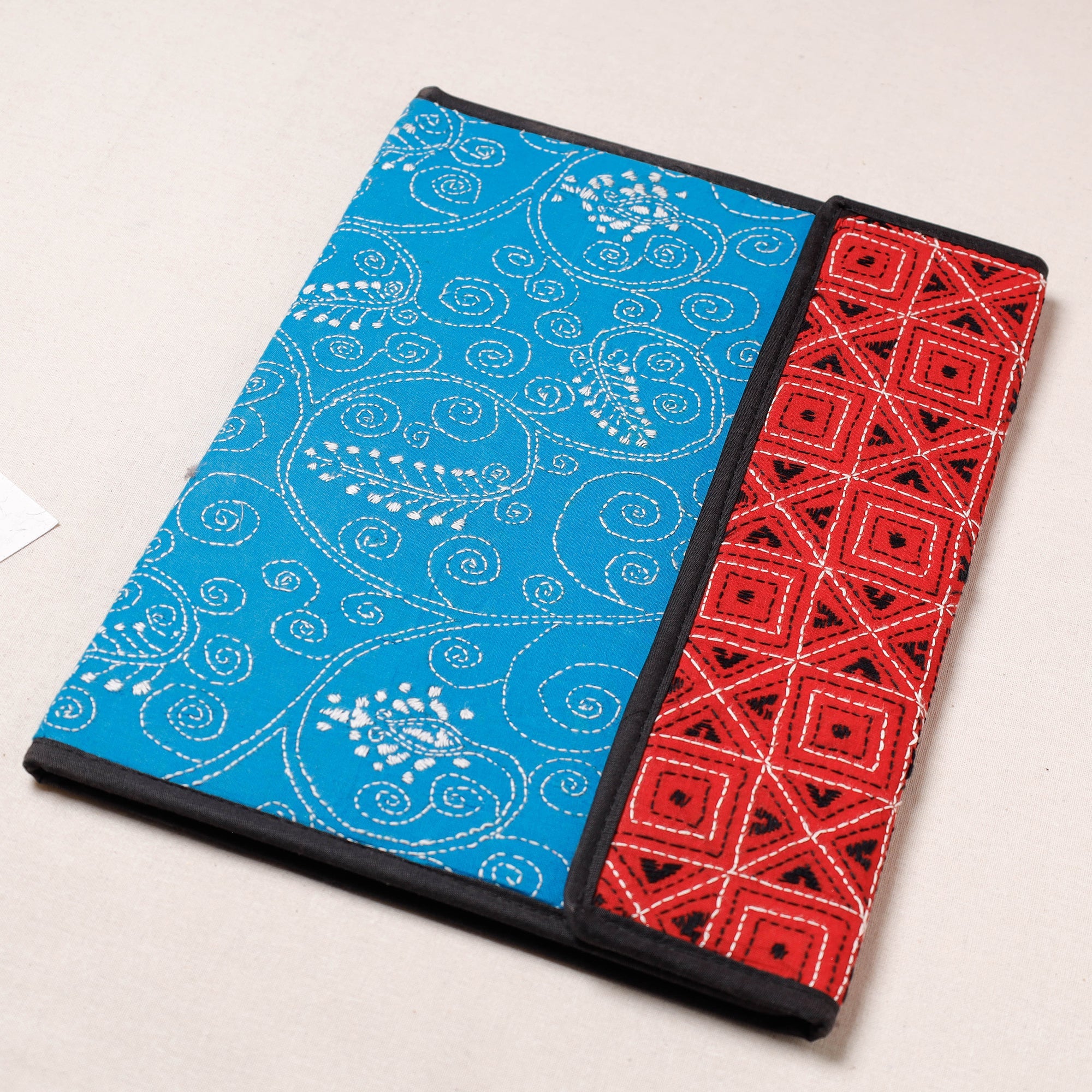ASALKAAR Bengal Kantha Work Handcrafted File Folder - view 2