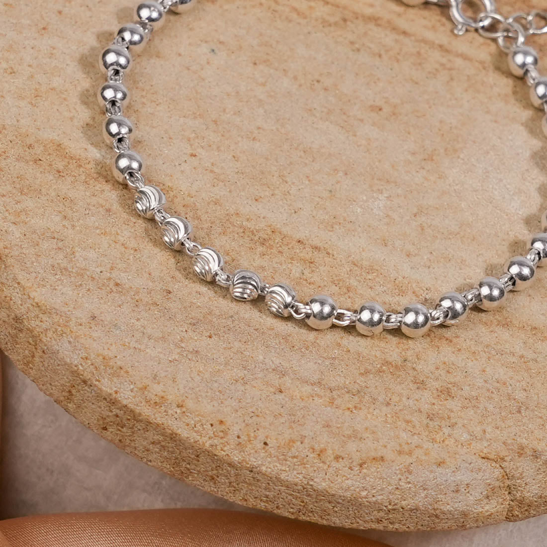 Prinjal Jewellers Silver Single Line Bracelet for Women