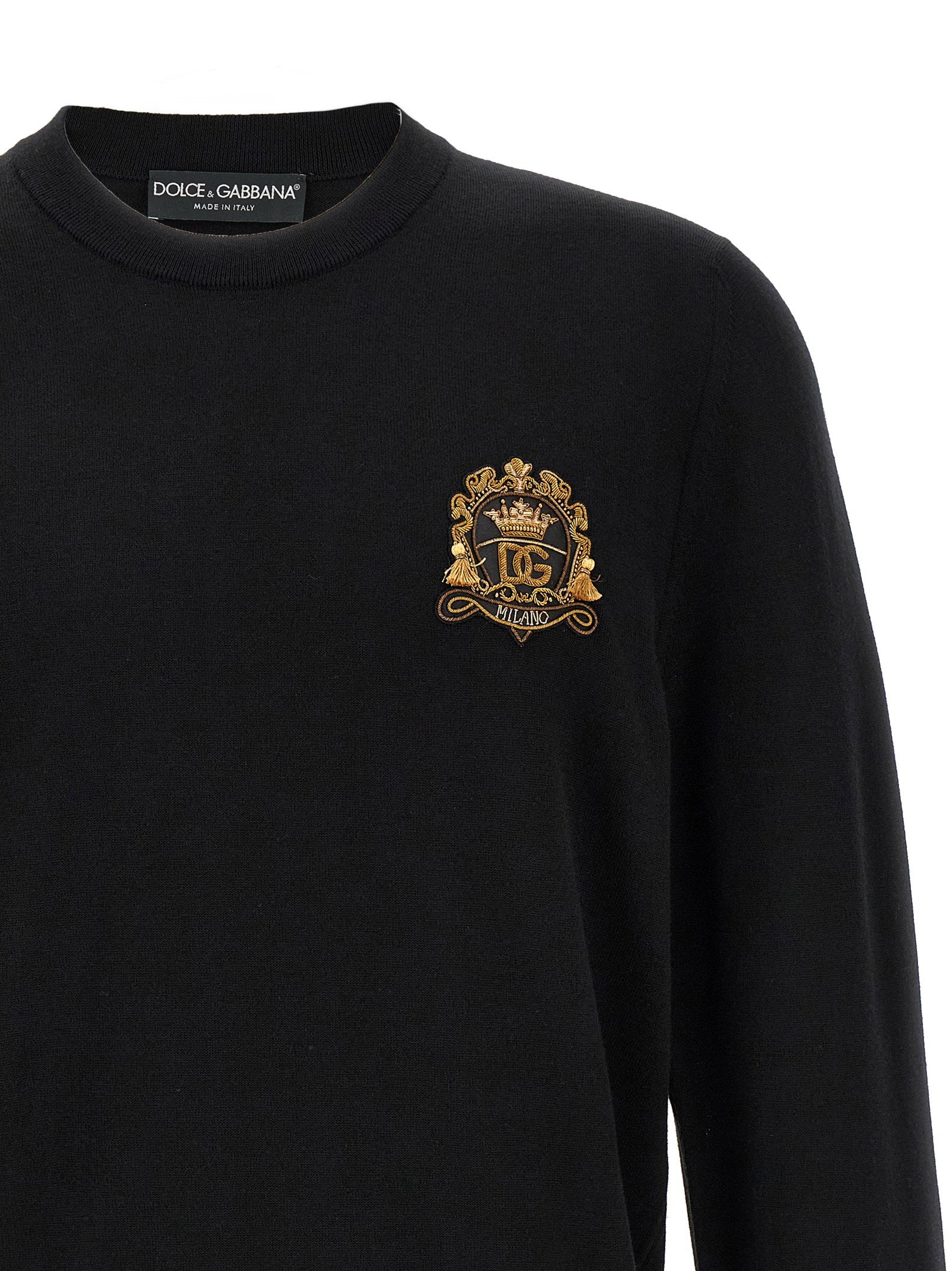 Dolce & Gabbana Coat Of Arms Sweater – 100% virgin wool - view 3