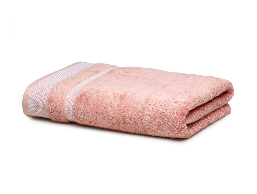 Spaces India Coral - Brown 100% Cotton Bath Towel - Hygro By Spaces - view 2
