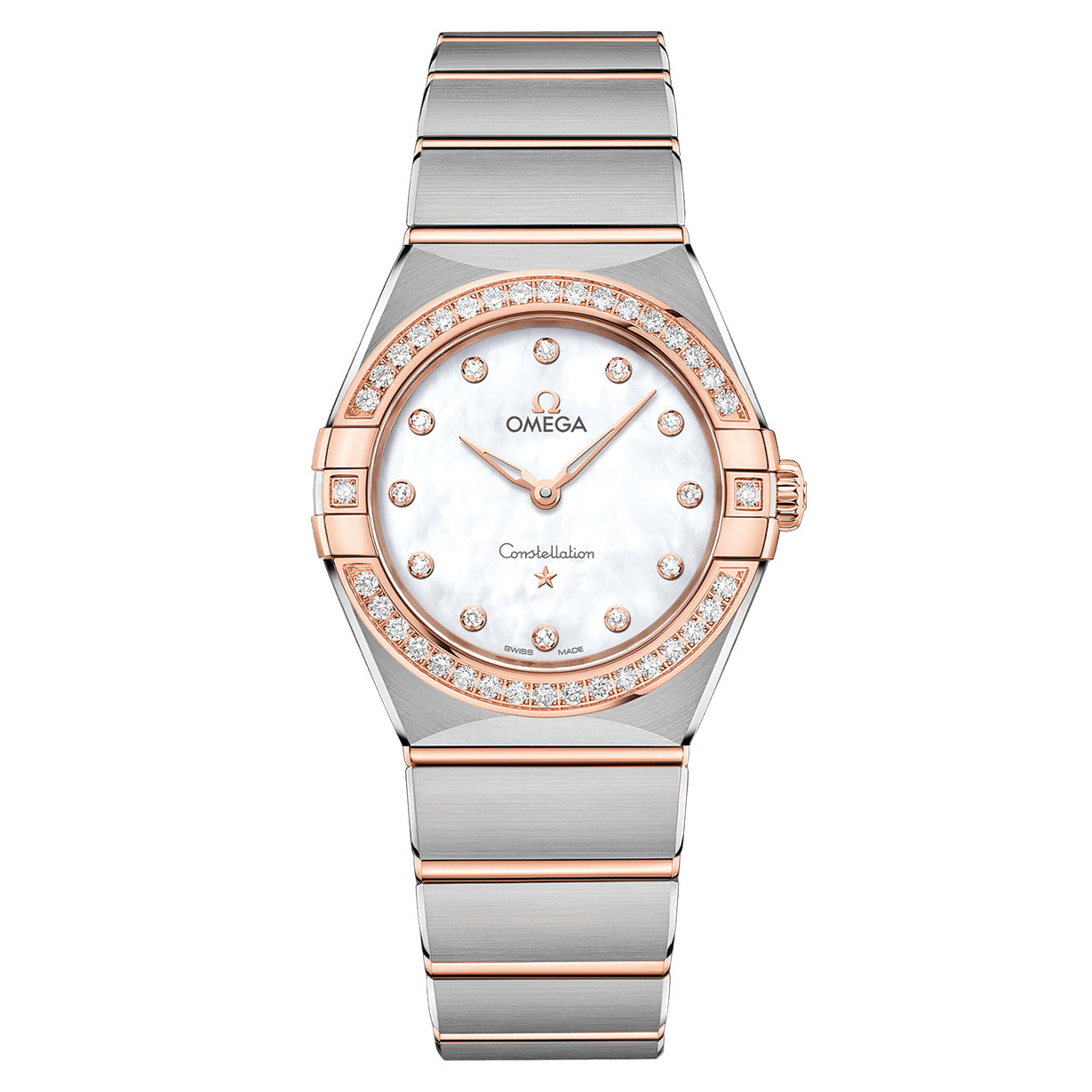 Omega Constellation Quartz Diamonds White Dial Women 28MM - view 2