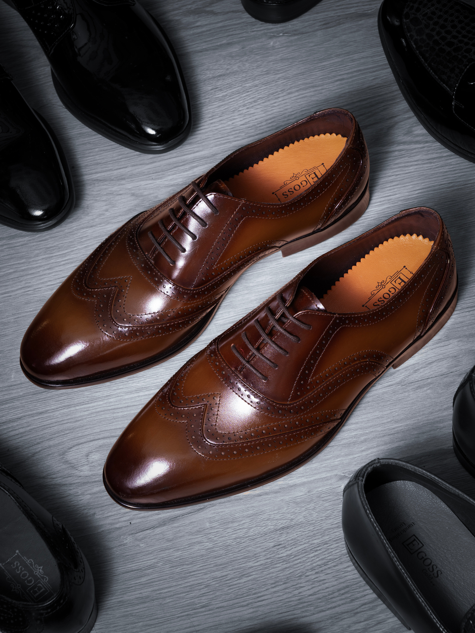 Egoss Shoes Egoss Platinum Lace Up Shoes For Men