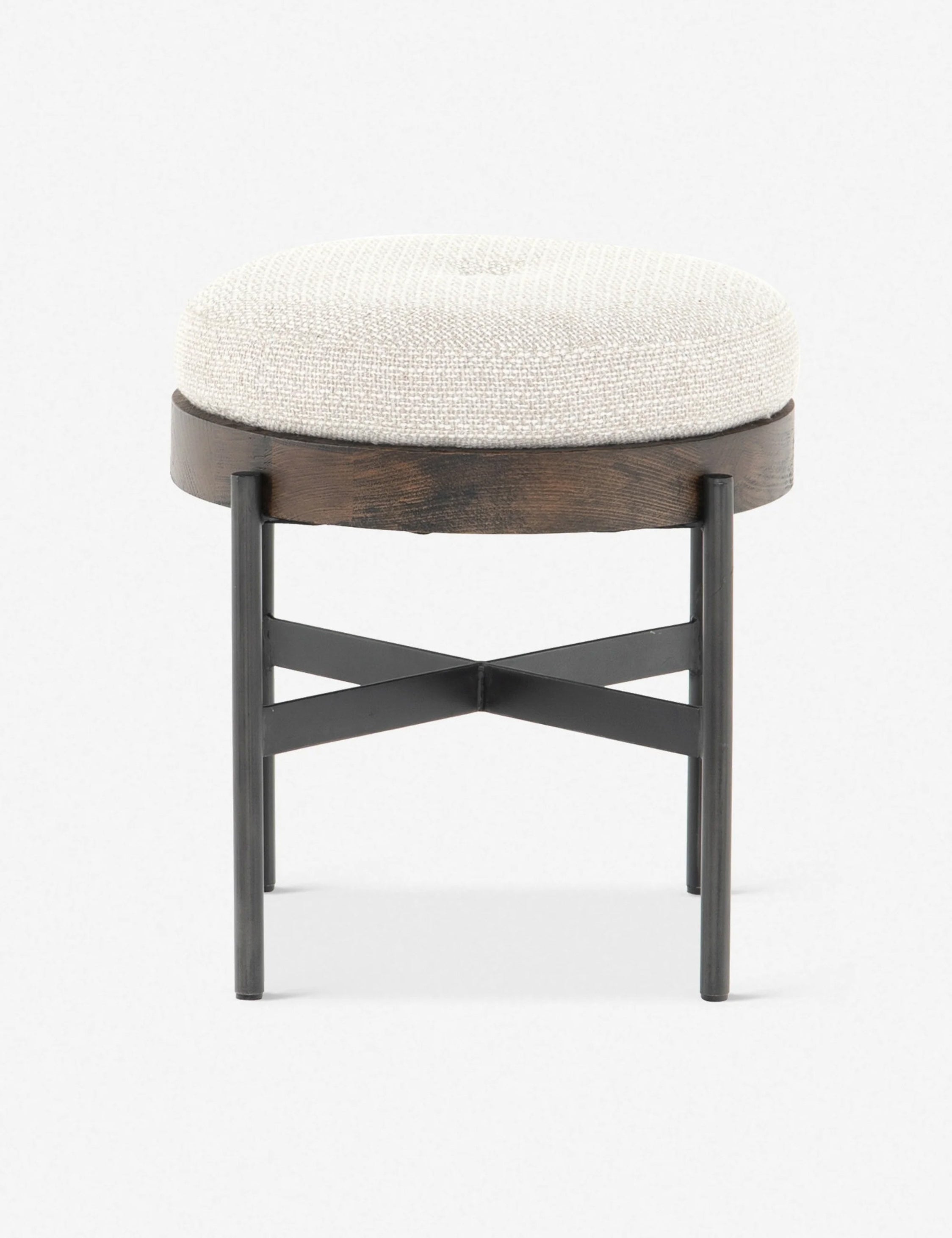 Lulu and Georgia Emile Round Ottoman - view 2