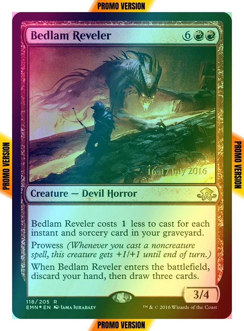 Bedlam reveler 118s – Magic Bedlam Reveler [118s] [Eldritch Moon Promos] [Foil]