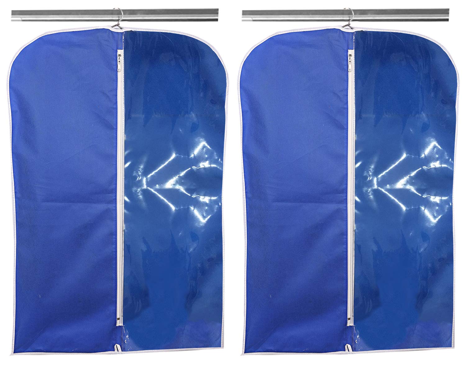 Kuber Industries Non Woven 2 Pieces Men?s Coat Blazer Cover (Blue) - CTKTC025456