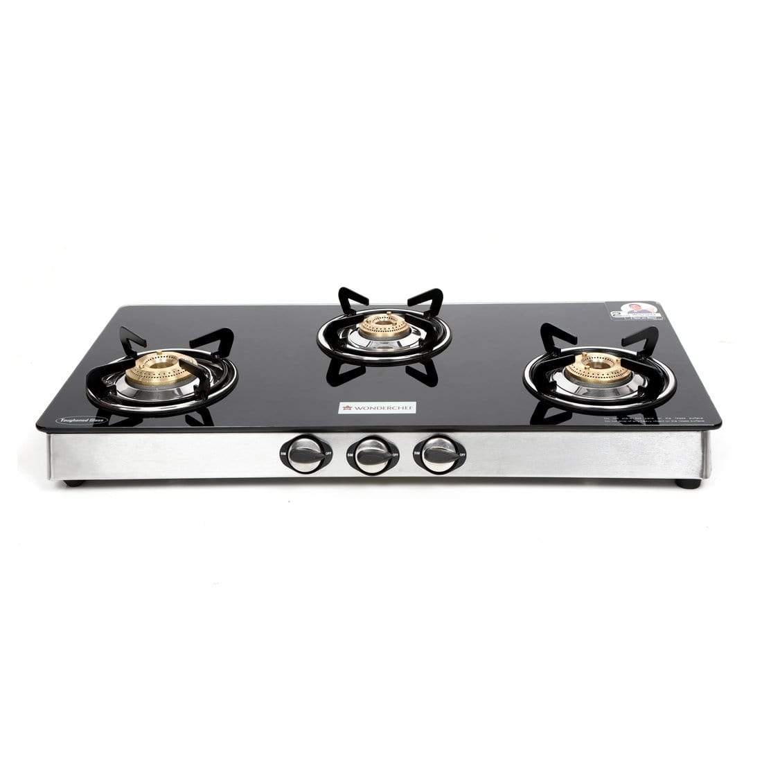 Wonderchef Zest 3 Burner Glass Cooktop - view 9