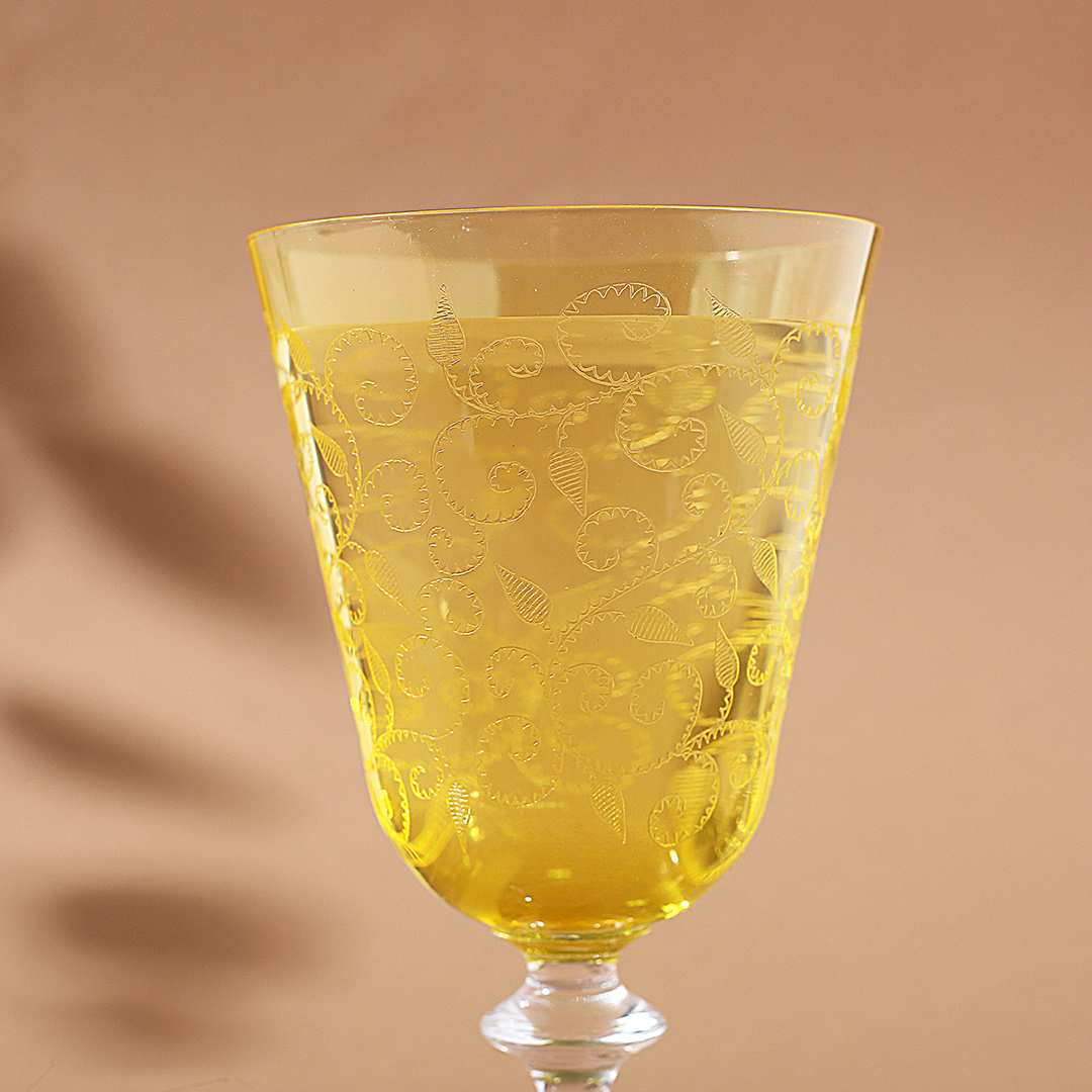 Wonderchef Modena Water Glass Yellow 350 ml (Set of 6) - view 7