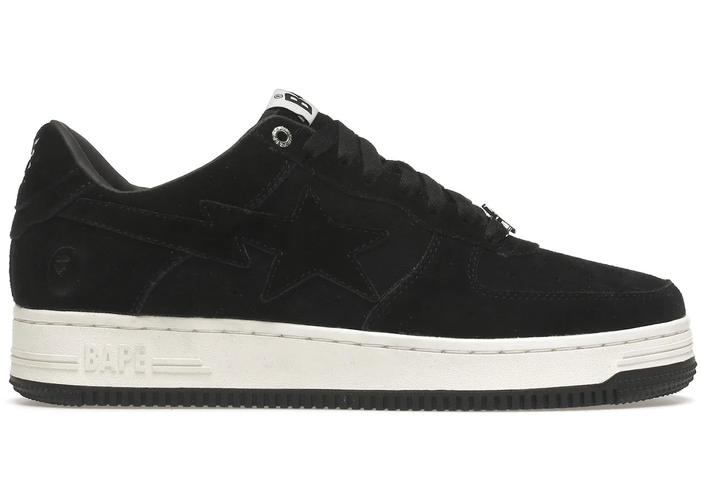 A Bathing Ape Bape Sta Black Suede - view 2