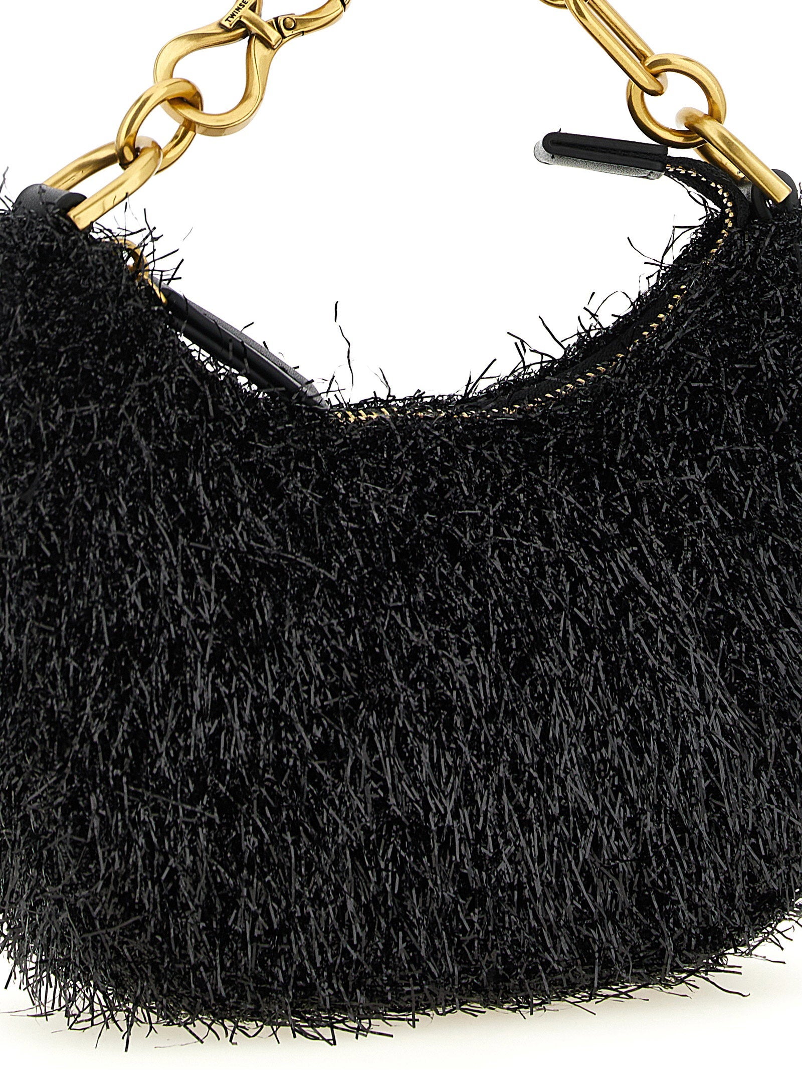 Twin Set Mini Croissant Handbag – 100% polyester - view 3