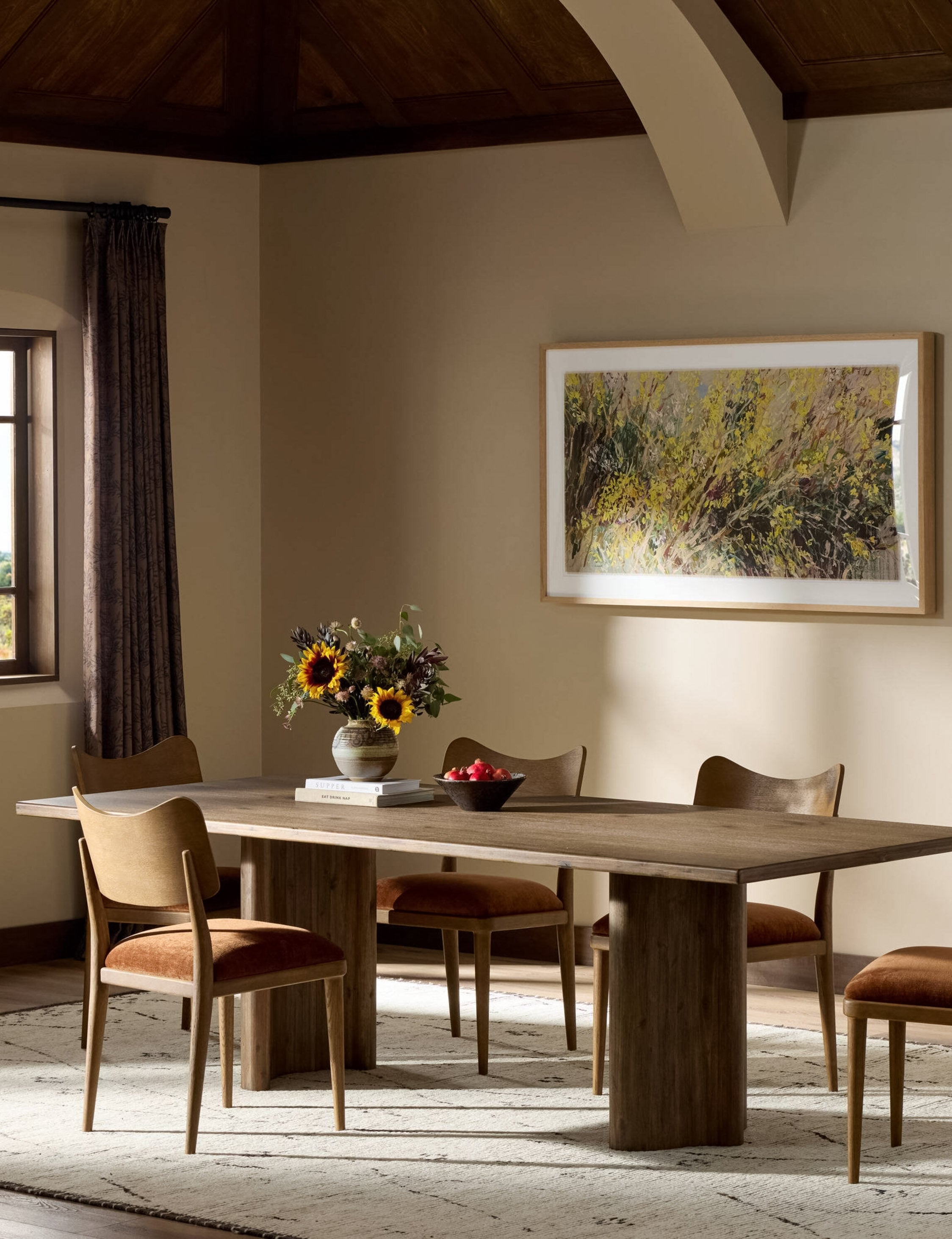 Lulu and Georgia Applebaum Dining Table – Brown - view 2