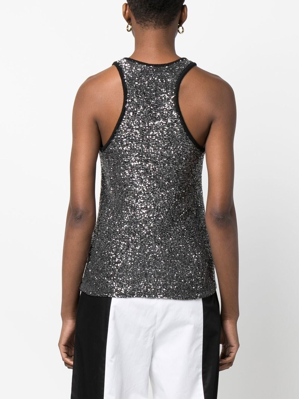 Fabiana Filippi Sequin tank top - view 4