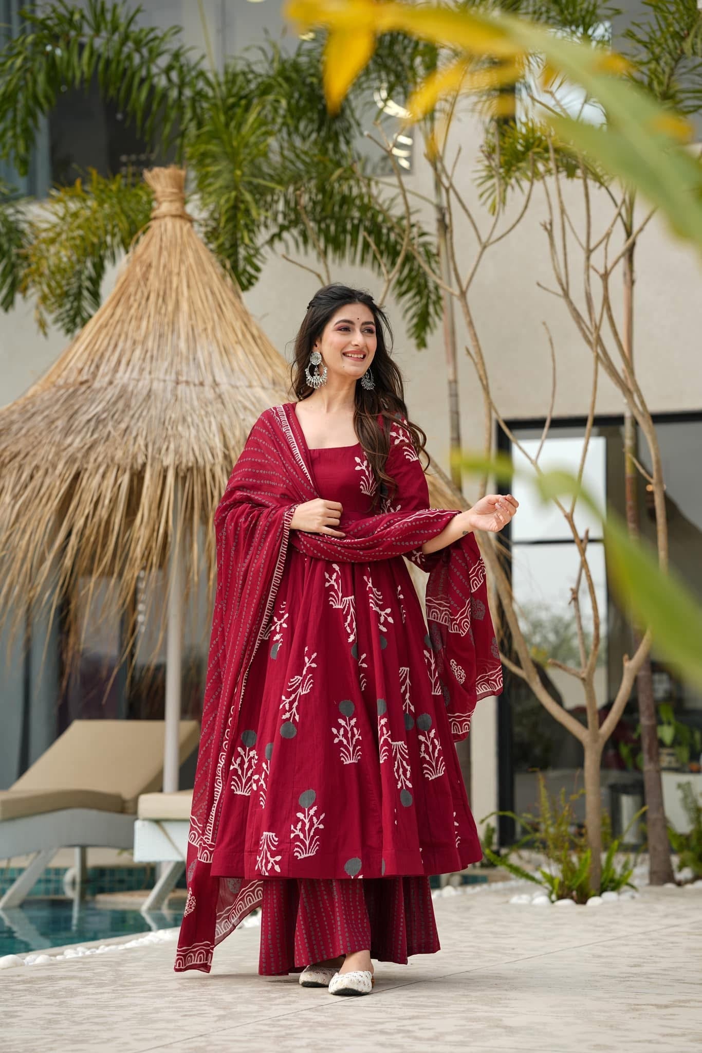 Idaho-o Maho chic cotton suit set