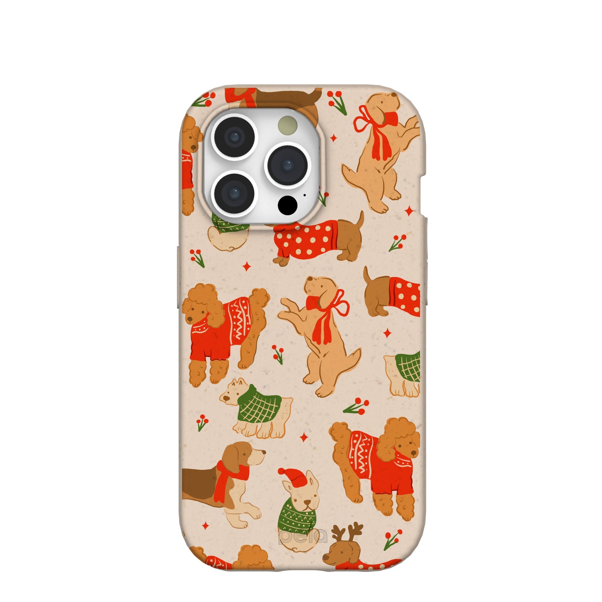 Pela Case Seashell Jolly Doggos iPhone 15 Pro Case
