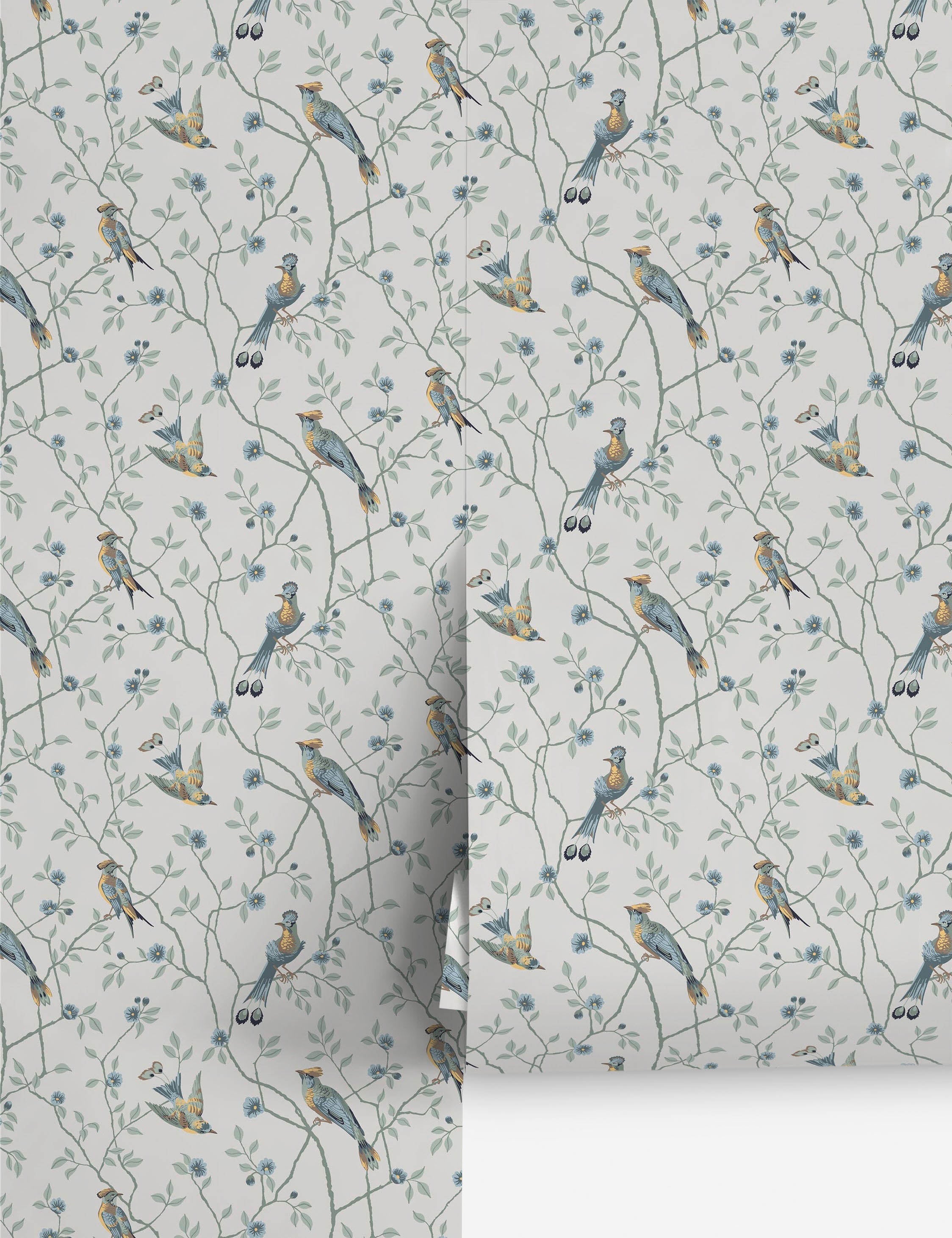 Lulu and Georgia Scalamandre Eugen Wallpaper by Sandberg