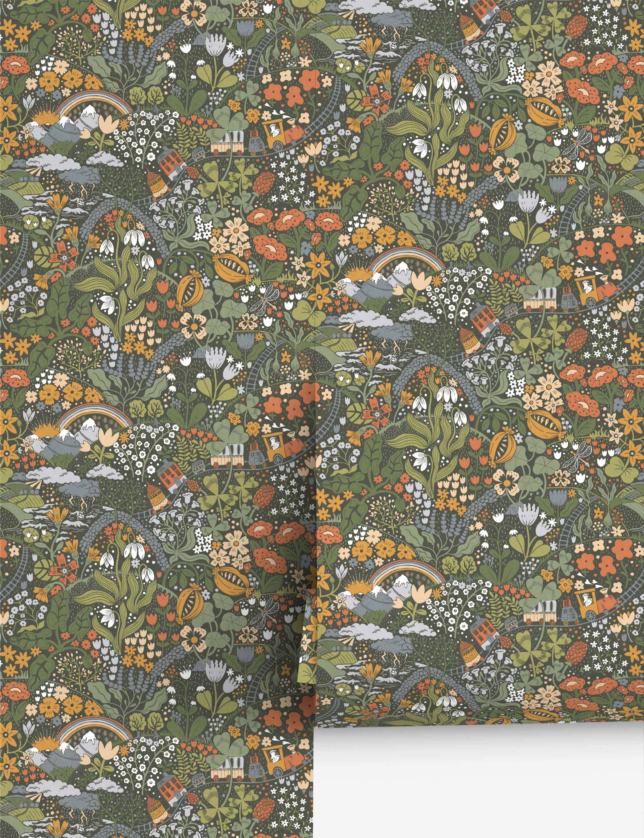 Lulu and Georgia Taget Wallpaper Mural by Lina Schnaufer