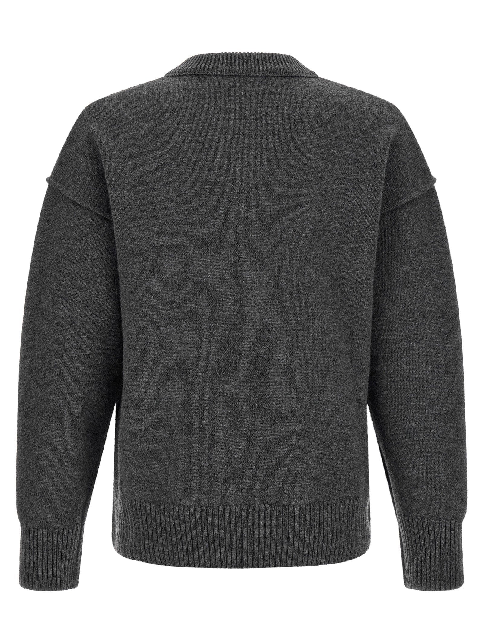 Ami Paris Ami De Coeur Sweater – 100% wool - view 2