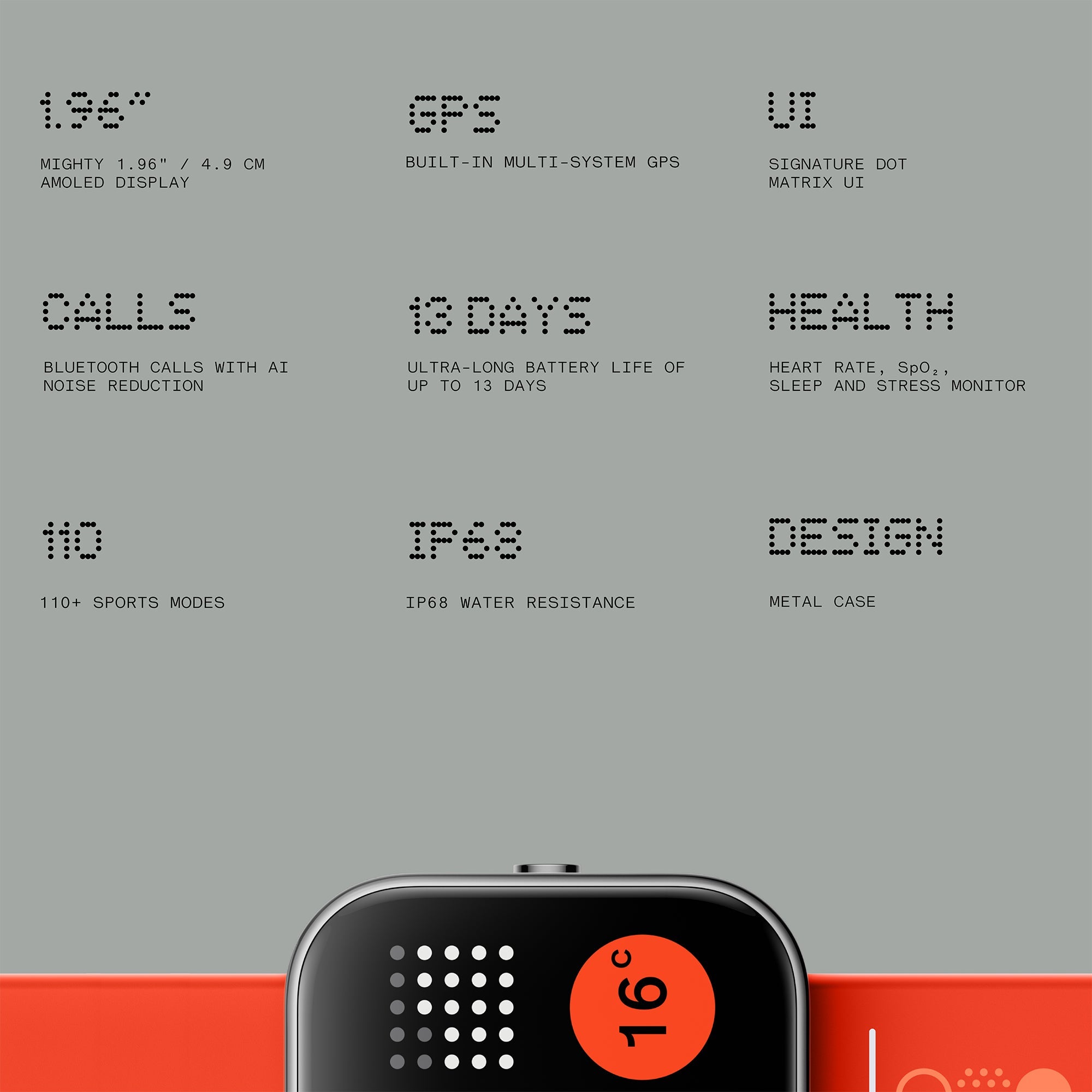 CMF By Nothing | CMF WATCH PRO { DARK GRAY – Multi - view 6