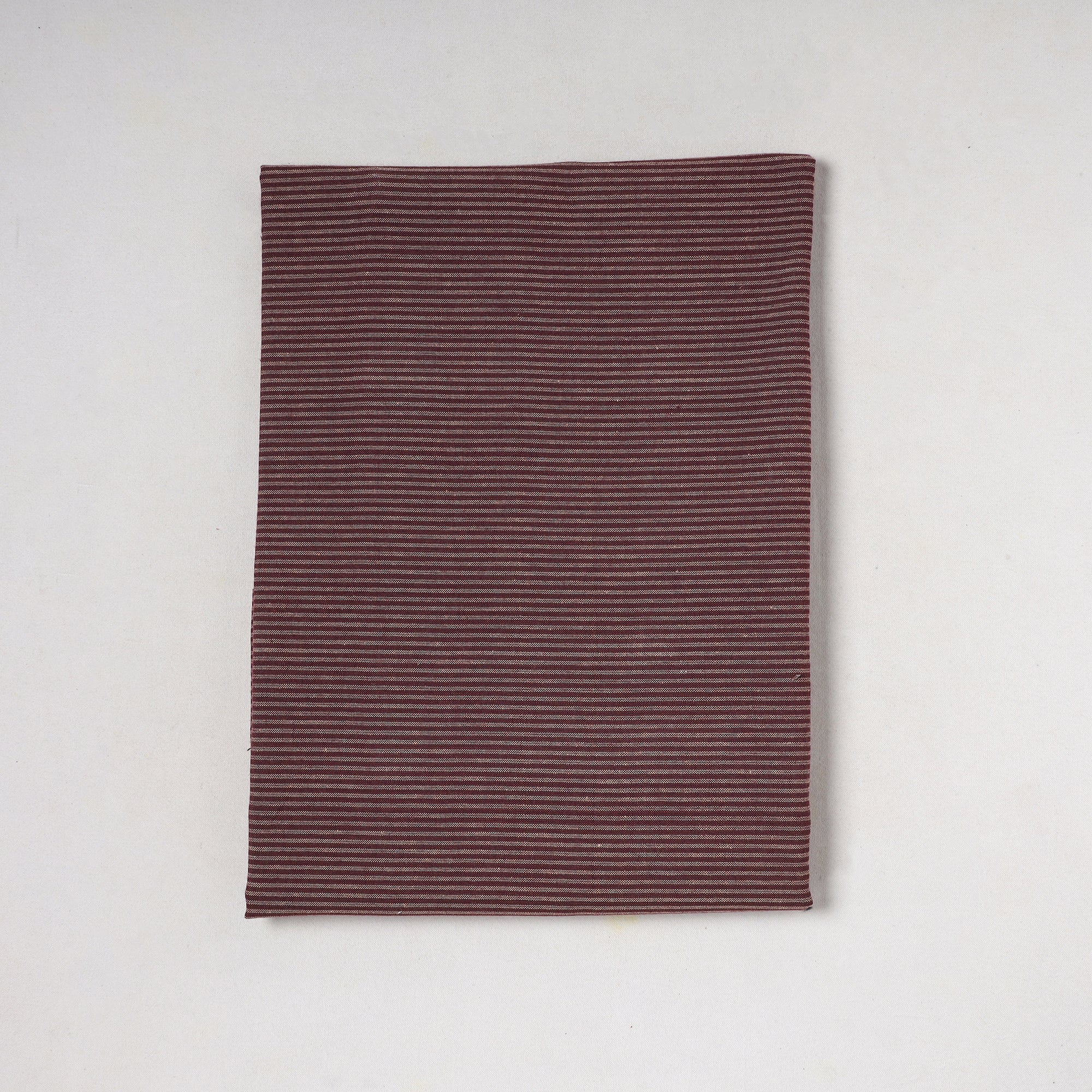 AHA VASTRA HANDLOOM Brown - Jhiri Pure Handloom Cotton Precut Fabric (0.8 meter) 65