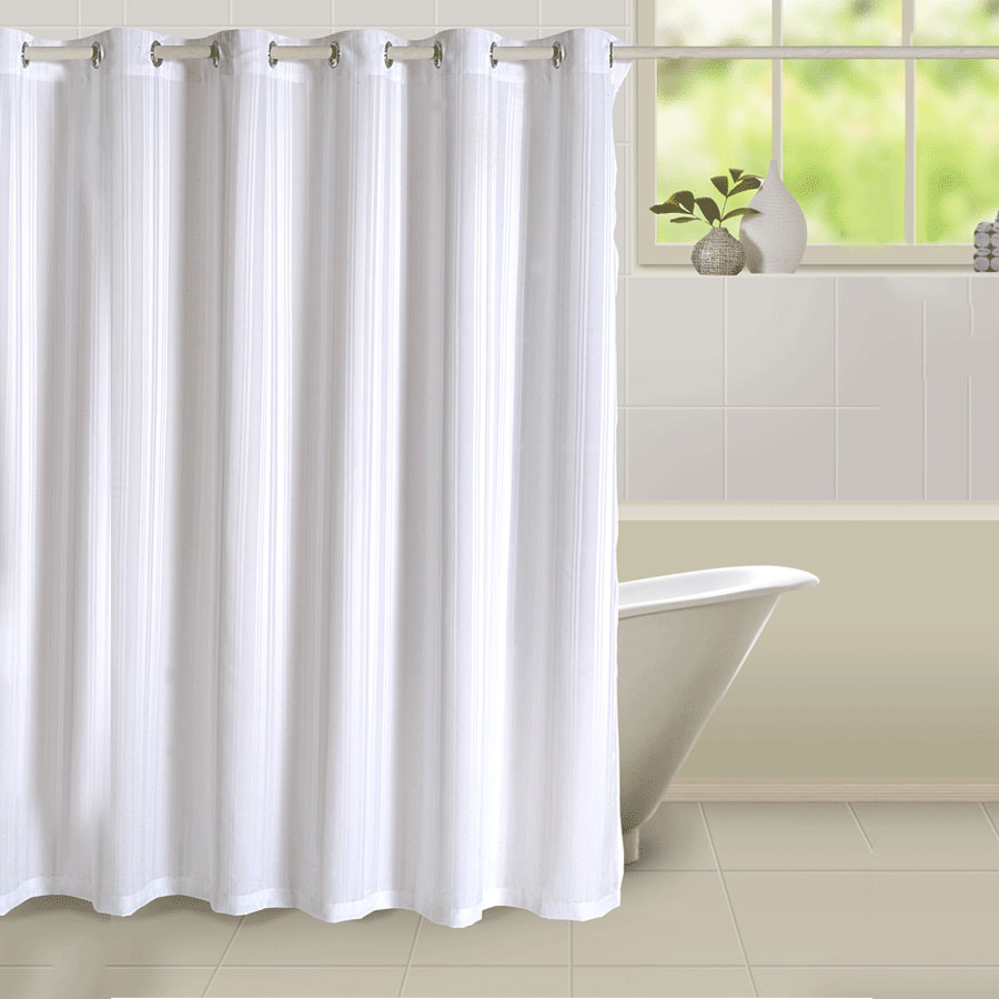 Swayam India White Chic Shower Curtains – 5500