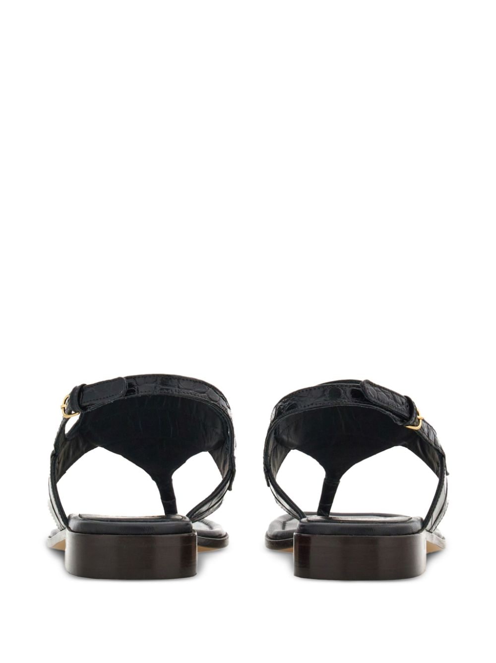 Ferragamo Gancini-buckle Leather Sandals - view 5