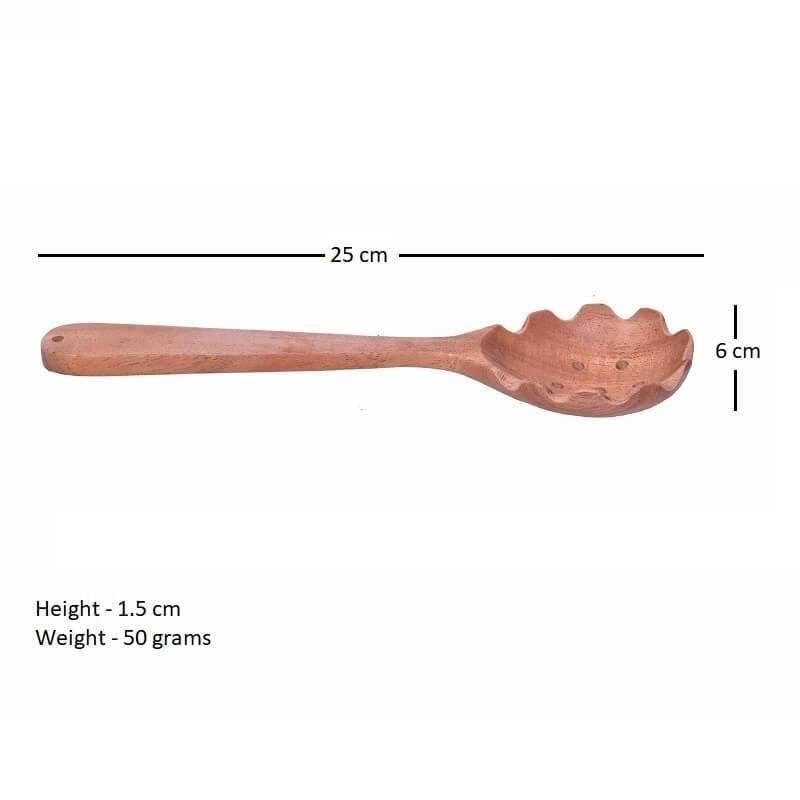 The Indus Valley Neem Wood Skimmer (Chanta/ Jalli Karandi) - view 4