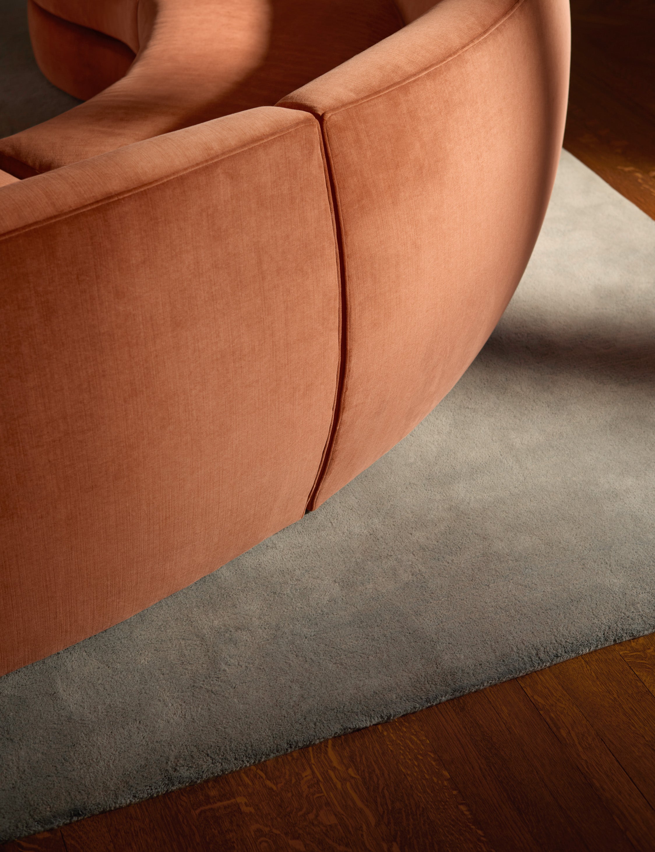 Lulu and Georgia Imada Modular Curved Sectional Sofa - view 55