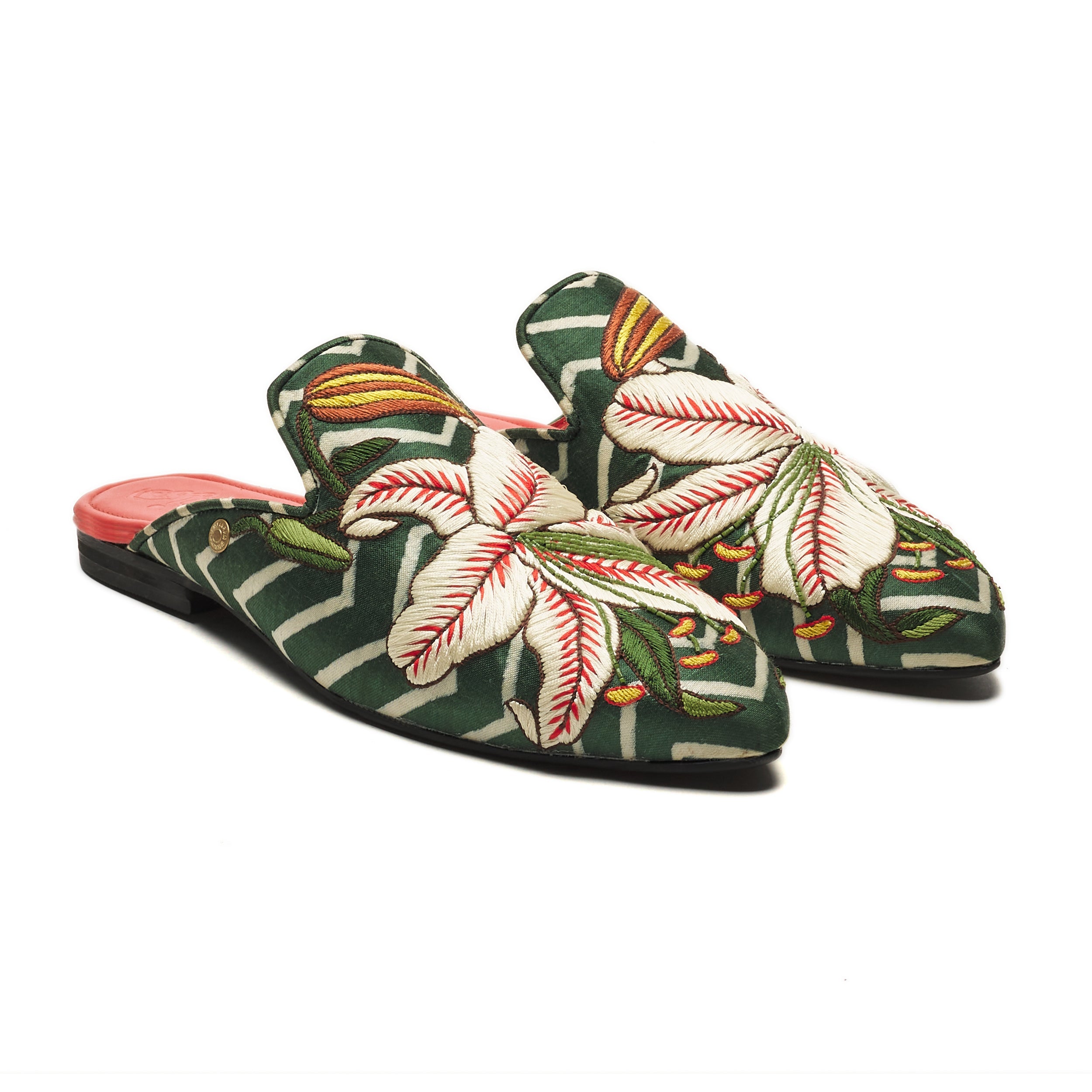 Banjaaran India The Enchanted Lillies Cone Mules Women - view 4