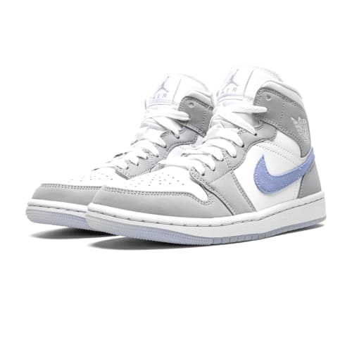 Kicks Machine Air Jordan 1 Mid Wolf Grey Aluminum Sale - view 2