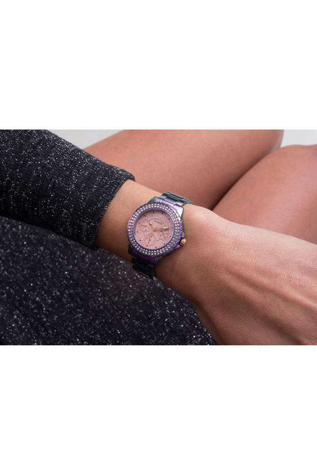 Guess Crown Jewel Purple Dial Women 36mm - view 2