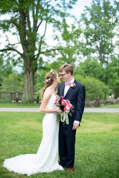fiftyflowers.com Pink Garden Wedding