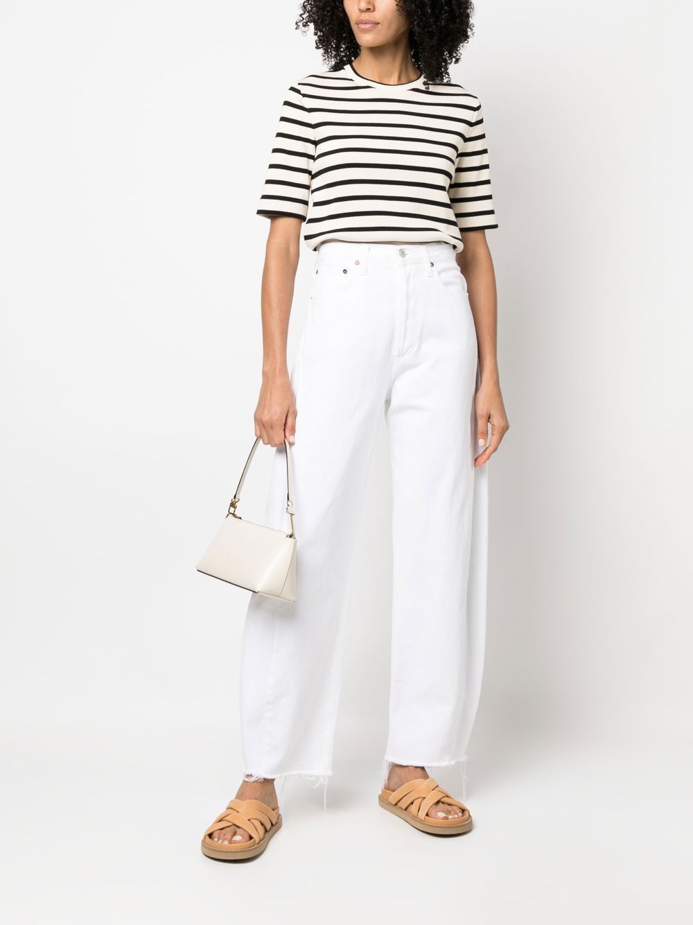 Jil Sander Plus Striped cotton t-shirt – 100% Cotton - view 3