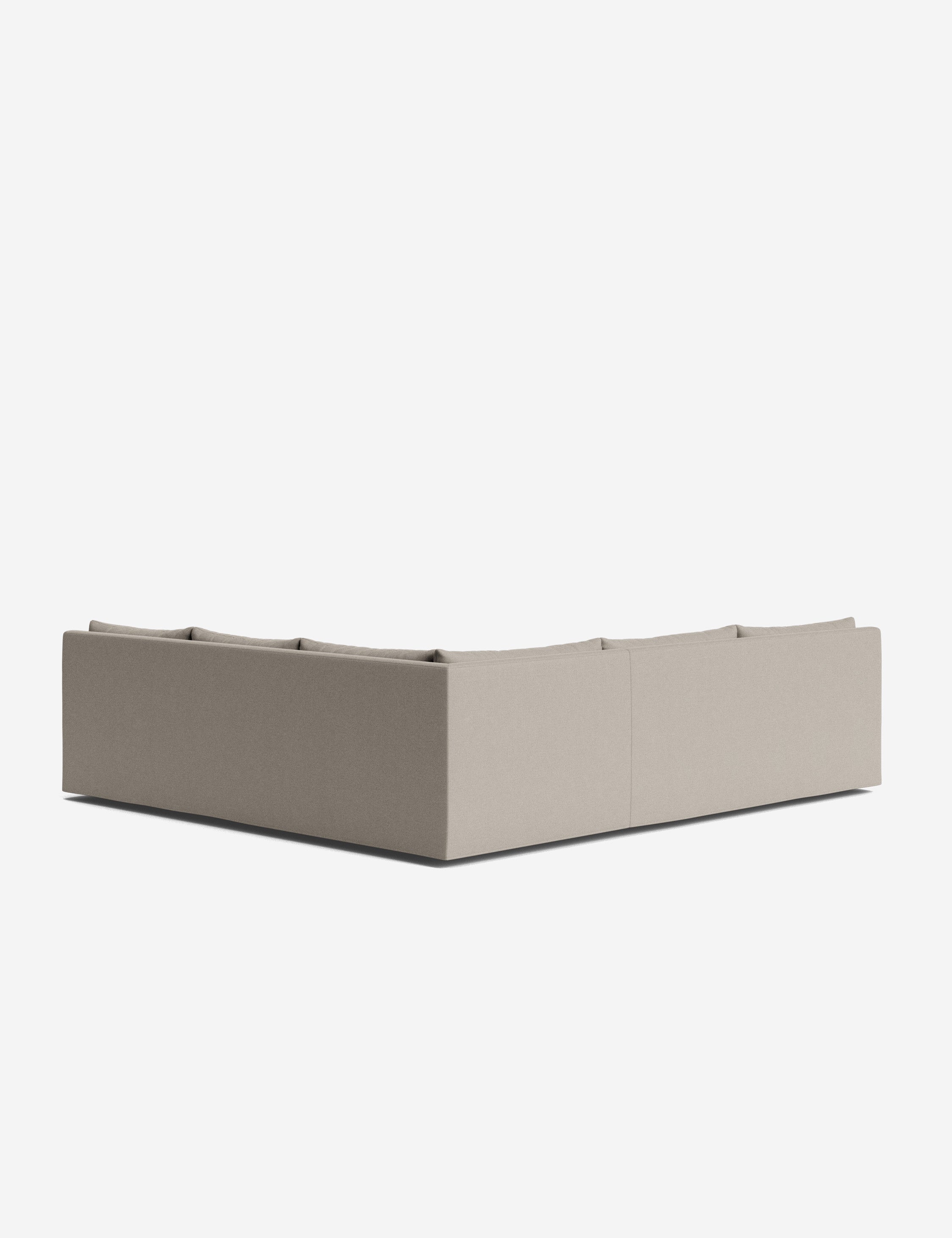 Lulu and Georgia Portola Luxe Depth Slipcover Corner Sectional Sofa - view 156