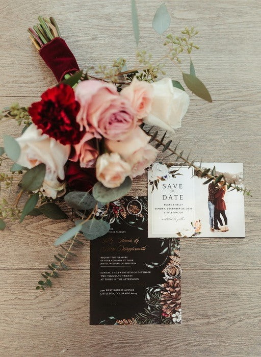 fiftyflowers.com Burgundy and Blush Winter Barn Wedding - view 2