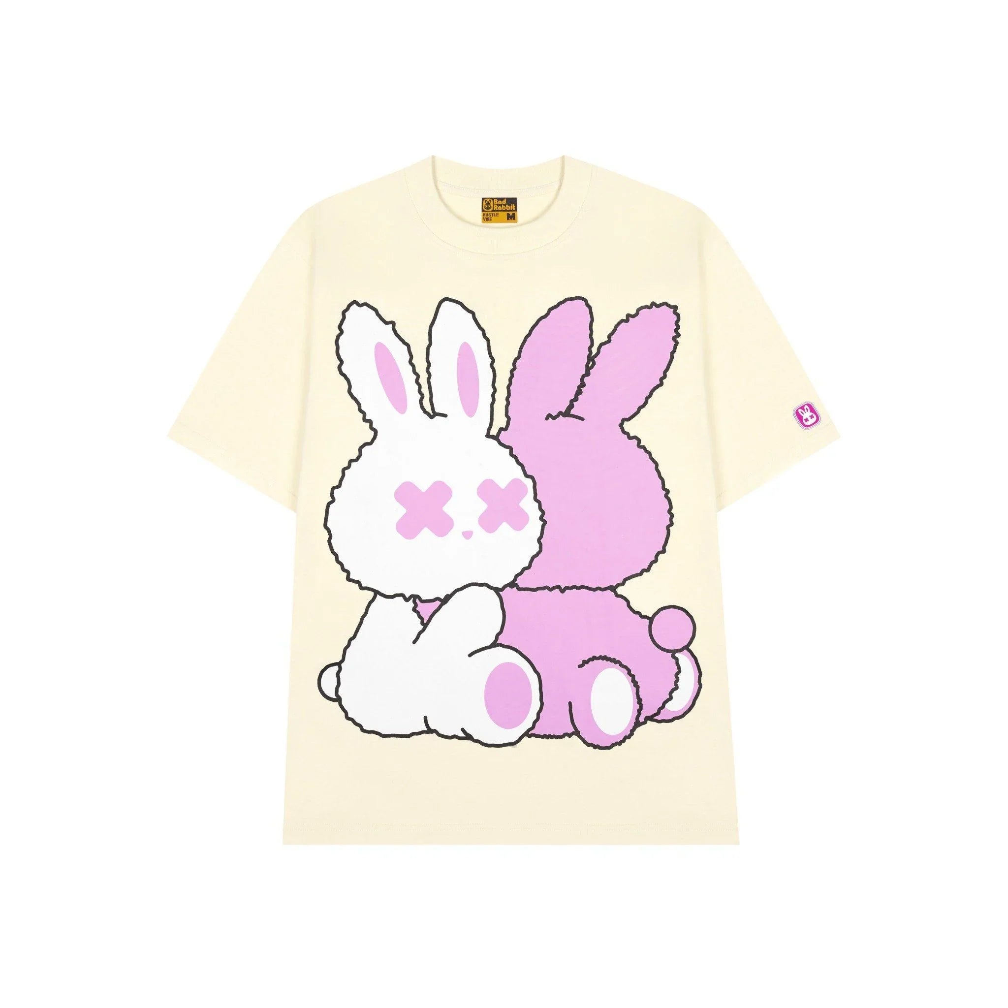 Sneaker Cafe Mumbai Bad Rabbit Cuddle Tee – Beige
