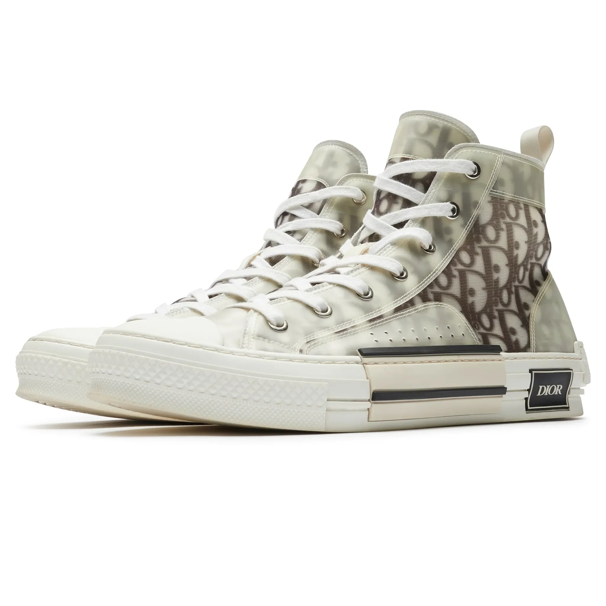 Preloved - Dior B23 Dior Oblique High White Sneaker - view 2