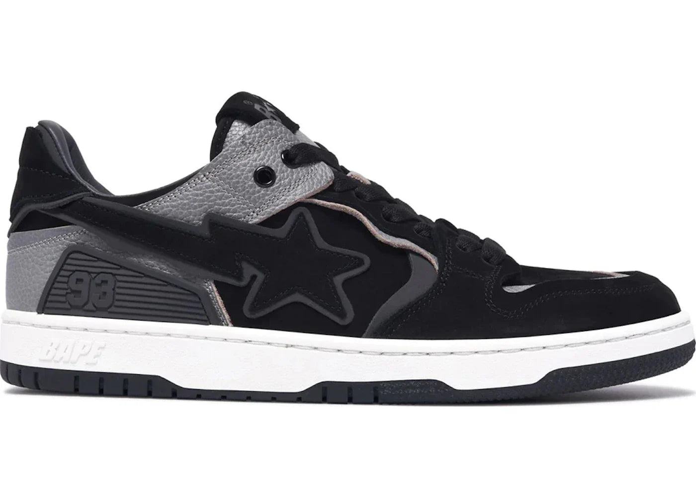 BAPE A Bathing Ape Sk8 Sta #6 Black