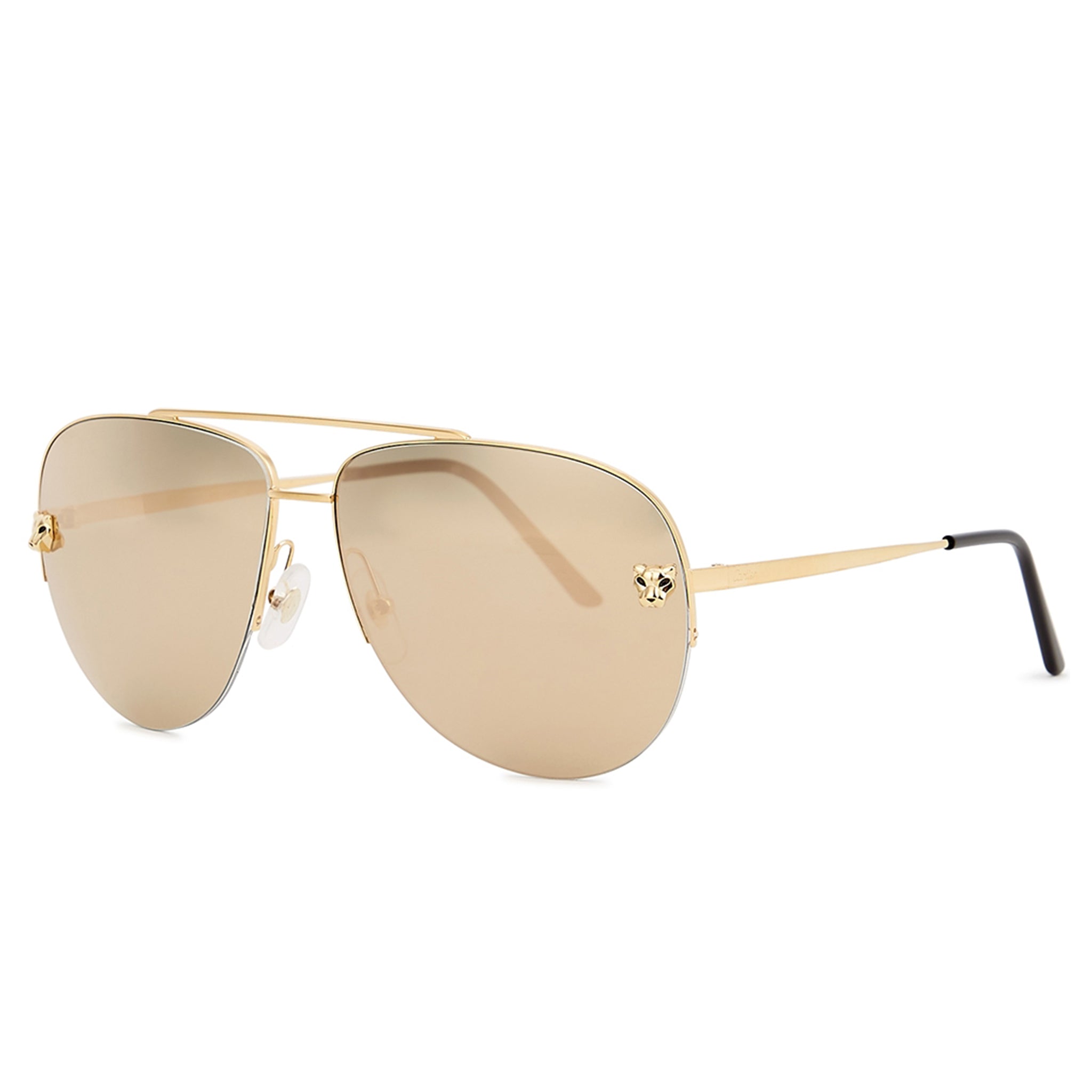 Cartier Eyewear Cartier Panthère De Cartier CT0065S-002 Gold Sunglasses - view 2