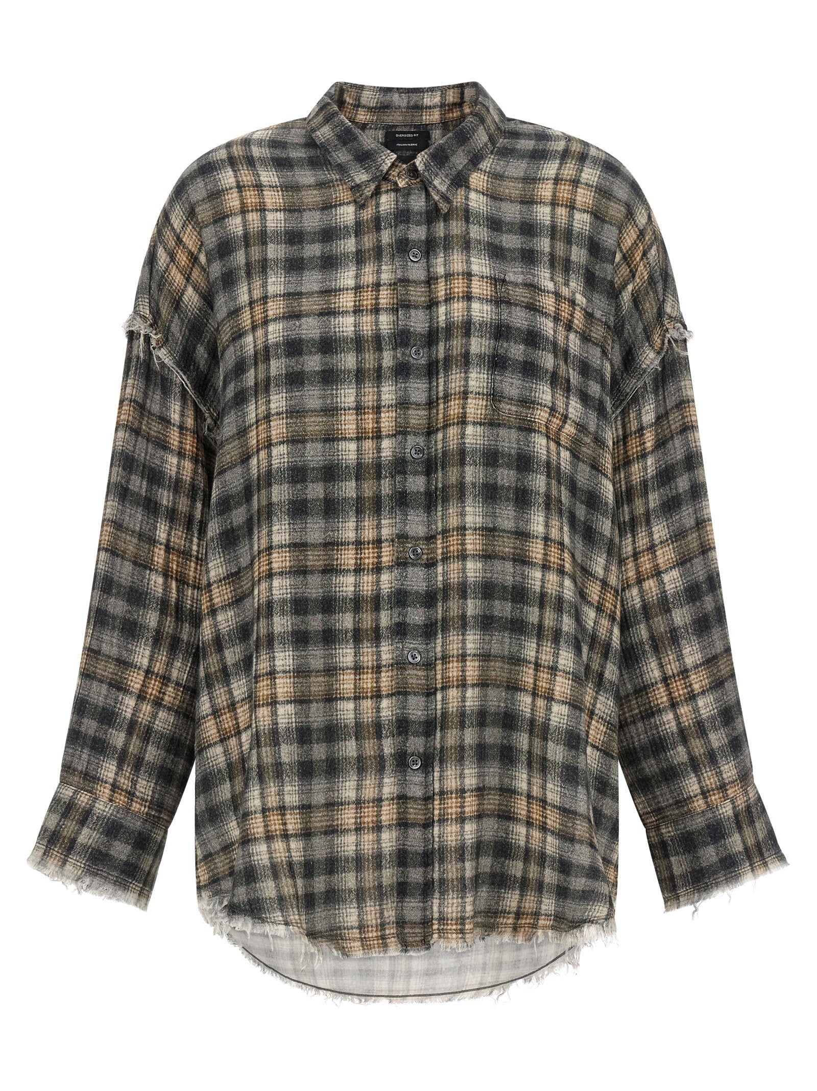 R13 Raw Cut Hem Shirt – 100% cotton