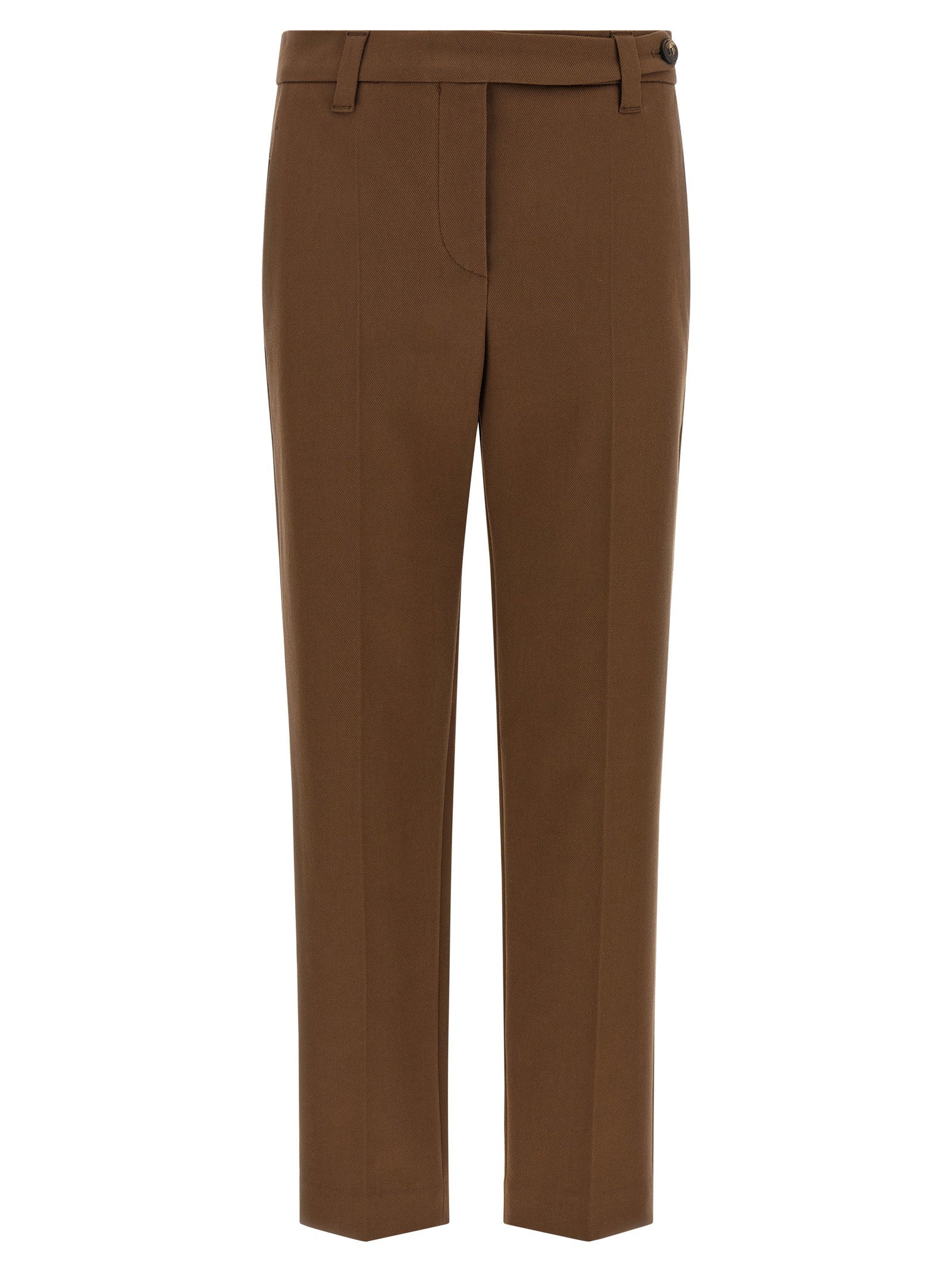 Brunello Cucinelli Monile Cotton Pants – 97% cotton, 3% elastane