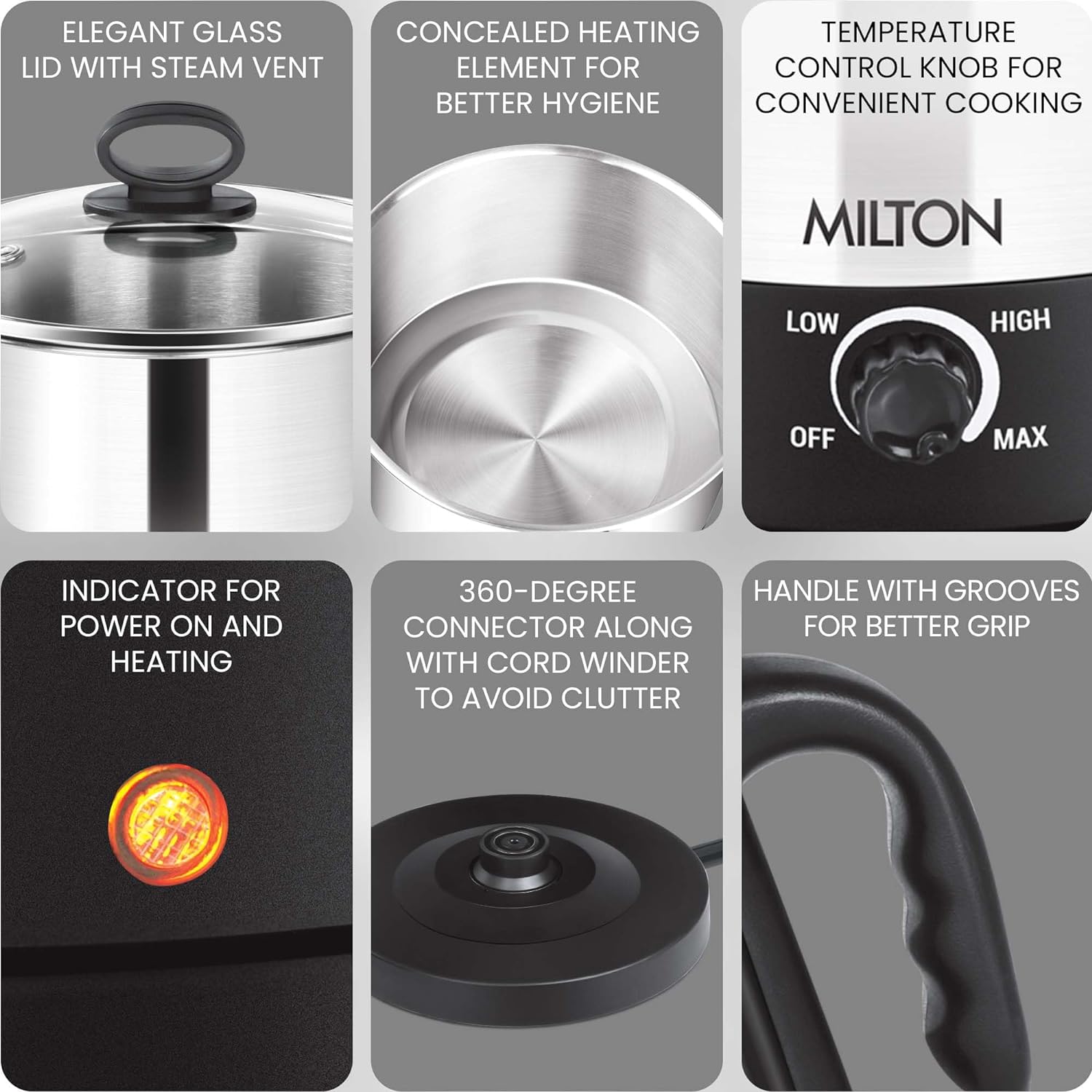 Go Electro 1.2 L Cooker (Milton) - view 5
