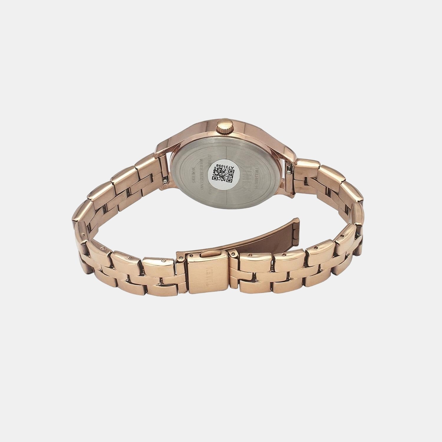 Timex Fashion Women Quartz Pink Dial Analog Stainless Steel Watch TWEL14808 - view 4