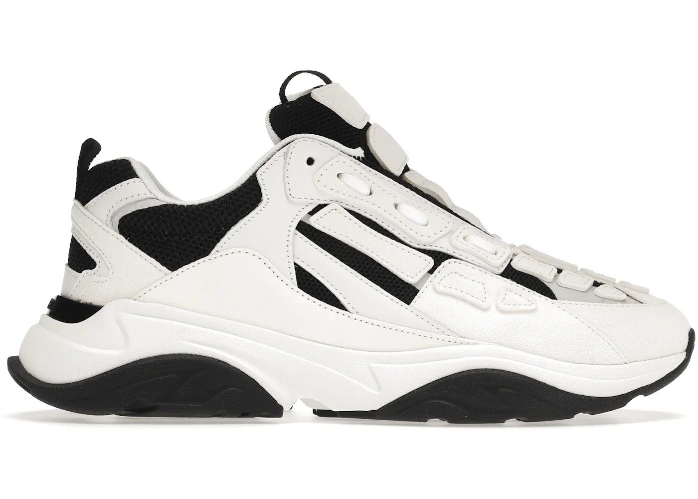 Amiri Bone Runner White Black