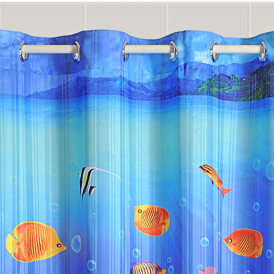 Swayam India Aquatic Life Shower Curtains – 5602 - view 4